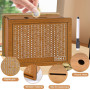Tirelire en Bois,Numérique Tirelire Réutilisable,Tirelire avec Compteur,Tirelire avec Objectif D'épargne et Chiffres à Cocher,Ti