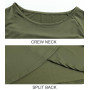 Comilaka Femmes Débardeur de Sport Tank Top avec Cropped Split Back Shirt de Sport Yoga Running