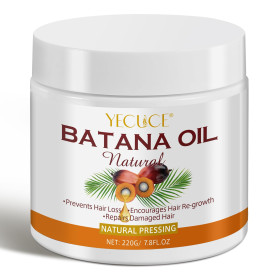 Batana Oil for Hair Growth, Huile de Batana pour Cheveux, Dr Sebi Pure et Naturelle Huile Batana pour Des Cheveux Plus épais, pr