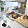 Natuce 4 pcs Chapeaux de Brûleurs, Brûleur Cuisinière à Gaz, Chapeau de Couronne de BrûLeur à Gaz, pour Plaques de Cuisson Arist