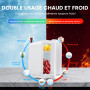 Enventor Mini Frigo 6L/8 canettes, Petit Réfrigérateurs pour soins de la peau avec miroir lumineux LED, CA + 12V CC, refroidisse