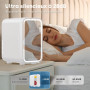 Enventor Mini Frigo 6L/8 canettes, Petit Réfrigérateurs pour soins de la peau avec miroir lumineux LED, CA + 12V CC, refroidisse
