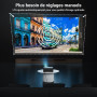 1500 ANSI Full HD Videoprojecteur 4k avec WiFi 6 Bluetooth 5.2, HAPPRUN Projecteur Video Home Cinéma avec Auto Focus et Keystone