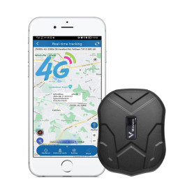 Winnes TK905 - Traceur GPS magnétique pour véhicule - 5000 mAh - Longue durée de vie de la batterie - 4G - Avec alarme antivol -