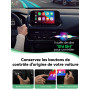 Alltotive S3 Adaptateur CarPlay sans Fil pour iPhone, Convertissez Le Filaire en sans Fil, Plug & Play avec Typ-C/USB, Compatibl
