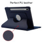 ebestStar - Coque pour Samsung Galaxy Tab S7 SM-T870, Etui Rotatif 360, Housse Protection PU Cuir, Bleu Foncé + Verre Trempé