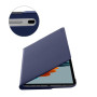 ebestStar - Coque pour Samsung Galaxy Tab S7 SM-T870, Etui Rotatif 360, Housse Protection PU Cuir, Bleu Foncé + Verre Trempé