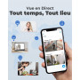 Reolink 4K Caméra de Surveillance Extérieure, Détection de Personne et Véhicule, Kit Vidéo Surveillance avec 8CH 2To NVR et Camé