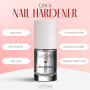 LaRosa DURCISSEUR d’ongles 3-en-1, SOIN RENFORÇANT POUR ONGLES, Base Coat protectrice - FORMULE ULTRA FORTIFIANTE - 10 ml