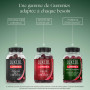 Luxéol - Gummies Pousse Cheveux - Complément Alimentaire - Stimule Le Bulbe Capillaire - Plante, Minéraux, Vitamines - Arôme Fra