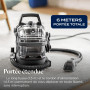 BISSELL SpotClean HydroSteam, Shampouineuse Canapé, Moteur Puissant de 1000W, Nettoyeur Vapeur avec Technologie HydroSteam, Nett