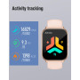ASIAMENG Montre Connectée Femme Homme Smartwatch Bluetooth pour Android iOS Podometre Montre Sport Cardiofrequencemetre Trackers