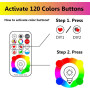 iLC LED Ampoules de couleur Edison Changement de Couleur Ampoule RGB+Blanc Dimmable - 120 Choix de Couleur - 10Watt E26 Types RG