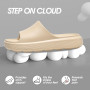 GemChve Claquettes Hommes Chaussons Femme Antidérapant Sandales Pantoufles Confortable Unisex Epaisse Foam Slides pour Maison, J