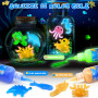 Dreamon Aqua Gelz Set, jouet magique en gel d'eau 3D à faire soi-même, Magic Water Gel avec 22 couleurs et 16 formes, cadeau de 