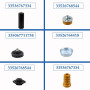 Amortisseur Arrière de Suspension Compatible avec Série 1 Série 3 X1 E81 E82 E84 E87 E88 E90 E91 E92 E93 33506771737