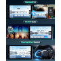 CAMECHO Android 15 Qualcomm 8-Core 4+64G Navi Autoradi pour BMW X1 E84 2010-2016, 10 Pouces sans Fil Carplay Bluetooth DSP Radio