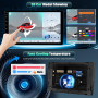 CAMECHO Android 15 Qualcomm 8-Core 4+64G Navi Autoradi pour BMW X1 E84 2010-2016, 10 Pouces sans Fil Carplay Bluetooth DSP Radio