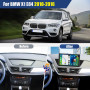 CAMECHO Android 15 Qualcomm 8-Core 4+64G Navi Autoradi pour BMW X1 E84 2010-2016, 10 Pouces sans Fil Carplay Bluetooth DSP Radio