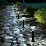GIGALUMI Lot de 10 lampes solaires d'extérieur étanches pour l'extérieur, lampes solaires d'extérieur pour terrasse, pelouse, co