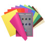 Exacompta Paquet de 100 sous chemises 80g FLASH format A4 100% RECYCLE assortis