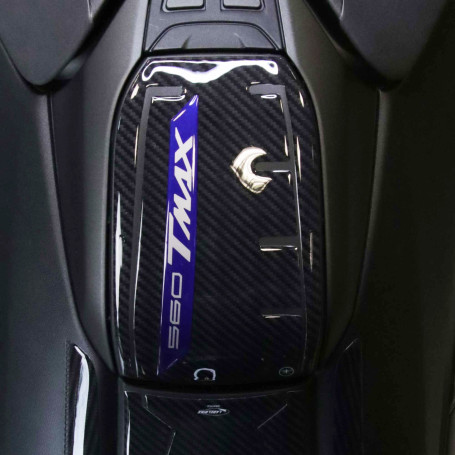 labelbike - Autocollant 3D en Résine Décoration et Protection de la Trappe à Carburant Moto Compatible Yamaha TMAX 560 2020-2021