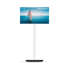 THOMSON Go TV 32 Pouces (81 cm), téléviseur Android Portable – HD Ready (1366x768), Commande vocale, Bluetooth 5.1, Wi-FI, Fonct