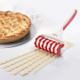 Westmark Découpe-Pâte , 7 Roues, Longueur : 19,5 cm, Plastique, Blanc/Rouge, 32192270