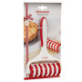Westmark Découpe-Pâte , 7 Roues, Longueur : 19,5 cm, Plastique, Blanc/Rouge, 32192270