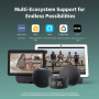 Aqara Capteur de présence FP2+ Support, capteur de Mouvement Filaire Radar mmWave, détection de Plusieurs Personnes et de Chute,