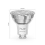 Philips Hue Essential Spot LED Connecté GU10, White and Color Ambiance, 4,7 W, 2200-6500 K, 345 lumens, intensité réglable, comp
