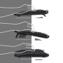 Perixx PERIDUO-605 Combo Ergonomique Clavier et Souris sans Fil USB, Souris Verticale à Molette Inclinable, Repose-Poignet Régla
