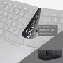 Perixx PERIDUO-605 Combo Ergonomique Clavier et Souris sans Fil USB, Souris Verticale à Molette Inclinable, Repose-Poignet Régla