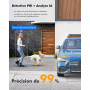 YESKANO 2K Camera Surveillance WiFi Exterieure sans Fil, Panneau Solaire 360° PTZ Caméra Exterieur sans Fil Solaire Batterie 2,4
