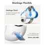YESKANO 2K Camera Surveillance WiFi Exterieure sans Fil, Panneau Solaire 360° PTZ Caméra Exterieur sans Fil Solaire Batterie 2,4