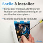 Shelly Plus 2PM | Interrupteur/commutateur de relais 2 canaux Wi-Fi & Bluetooth | Consomètre | Domotique | Portails et volets ro