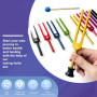 Benefischl 1 Lot de 9 Diapasons pour la Guérison, Ensemble de Diapasons de Guérison Sonore, Ensemble de Diapasons de Chakra
