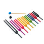 Benefischl 1 Lot de 9 Diapasons pour la Guérison, Ensemble de Diapasons de Guérison Sonore, Ensemble de Diapasons de Chakra