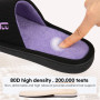 LongBay Chaussons Femme à Orteils Ouverts Semelle en Mousse Mémoire Plate Été