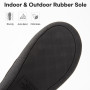LongBay Chaussons Femme à Orteils Ouverts Semelle en Mousse Mémoire Plate Été