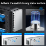 SODOLA Switch Ethernet 2.5Gbps 9 Ports géré Via Le Web, 8 Ports 2.5G Base-T et 1 Ports 10G SFP+, Refroidissement en Alliage d'al