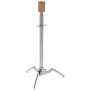 Operitacx Pince alimentaire en acier inoxydable - Pinces à Glace Inox Triangle Griffes - Accessoire de Cuisine Barbecue & Polyva