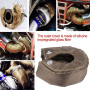Roberee Titane Bouclier Thermique Turbo, Monocouche en Titane Bouclier Thermique Turbo Couverture de Bouclier Thermique pour T3 
