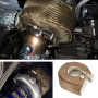 Roberee Titane Bouclier Thermique Turbo, Monocouche en Titane Bouclier Thermique Turbo Couverture de Bouclier Thermique pour T3 