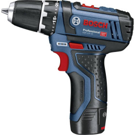 Bosch Professional 12V System perceuse-visseuse sans-fil GSR 12V-15 (avec chargeur rapide GAL 12V-40, 2 calages L-BOXX, 2 batter