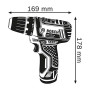 Bosch Professional 12V System perceuse-visseuse sans-fil GSR 12V-15 (avec chargeur rapide GAL 12V-40, 2 calages L-BOXX, 2 batter