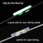 QualyQualy Bâtons Lumineux pour Canne à Pêche, Lumière de pêche de Nuit, Glow Stick Pêche de Nuit Vert Fluorescent Baton Lumineu