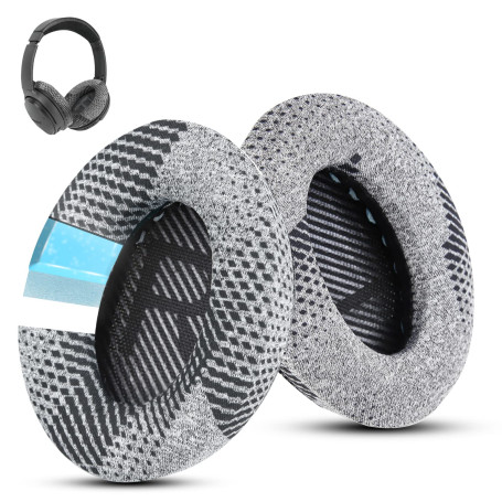 Wzsipod Cooling-Gel QuietComfort 35/QC 35ii Coussinets de Rechange pour Casque Bose, compatibles avec Bose QC45 QC35 QC25 QC2 QC