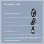 Wzsipod Cooling-Gel QuietComfort 35/QC 35ii Coussinets de Rechange pour Casque Bose, compatibles avec Bose QC45 QC35 QC25 QC2 QC