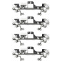 ECSiNG Lot de 4 films conducteurs de rechange pour poignée de clavier - Film conducteur flexible compatible avec PS5 BDM-030 - C